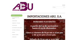 Desktop Screenshot of importacionesabu.com